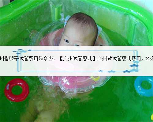 广州借卵子试管费用是多少，【广州试管婴儿】广州做试管婴儿费用、流程 